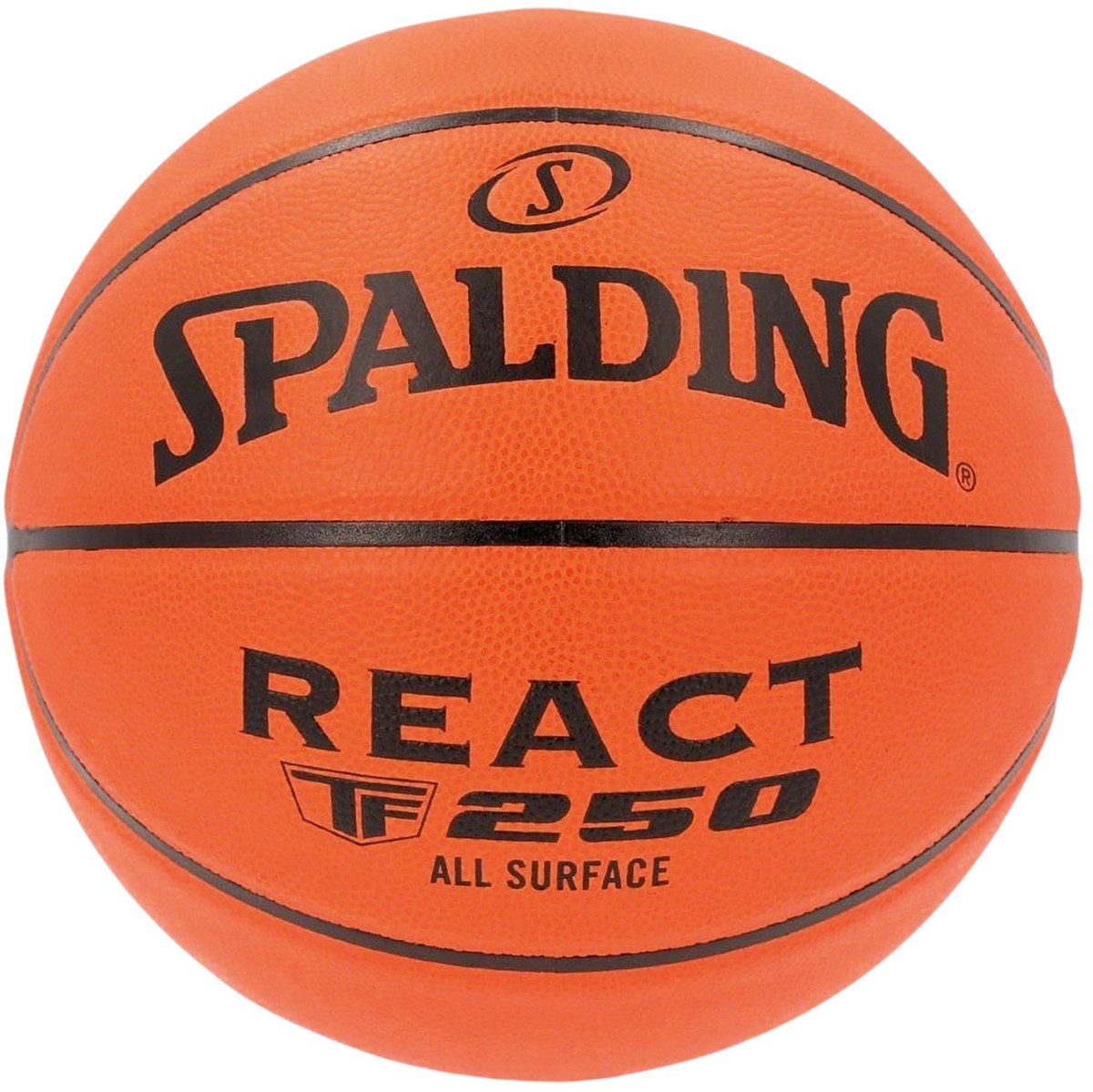Balón de baloncesto Spalding react TF-250 talla 7 - interior exterior