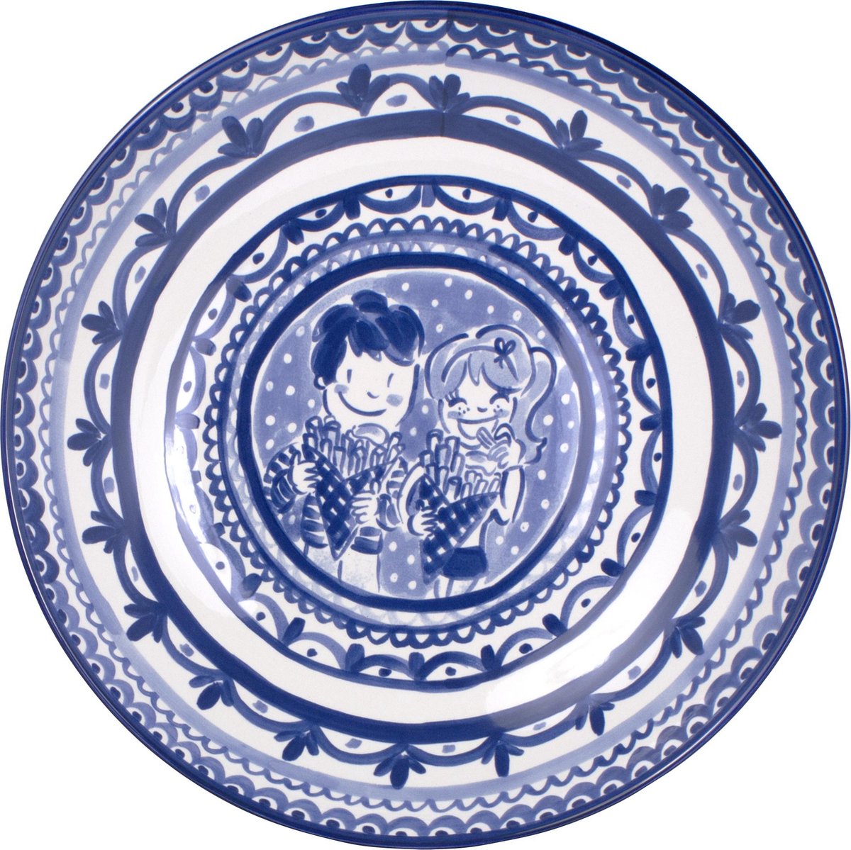 Blond Amsterdam Delft Blonde - ciotola - ø 36 cm - blu