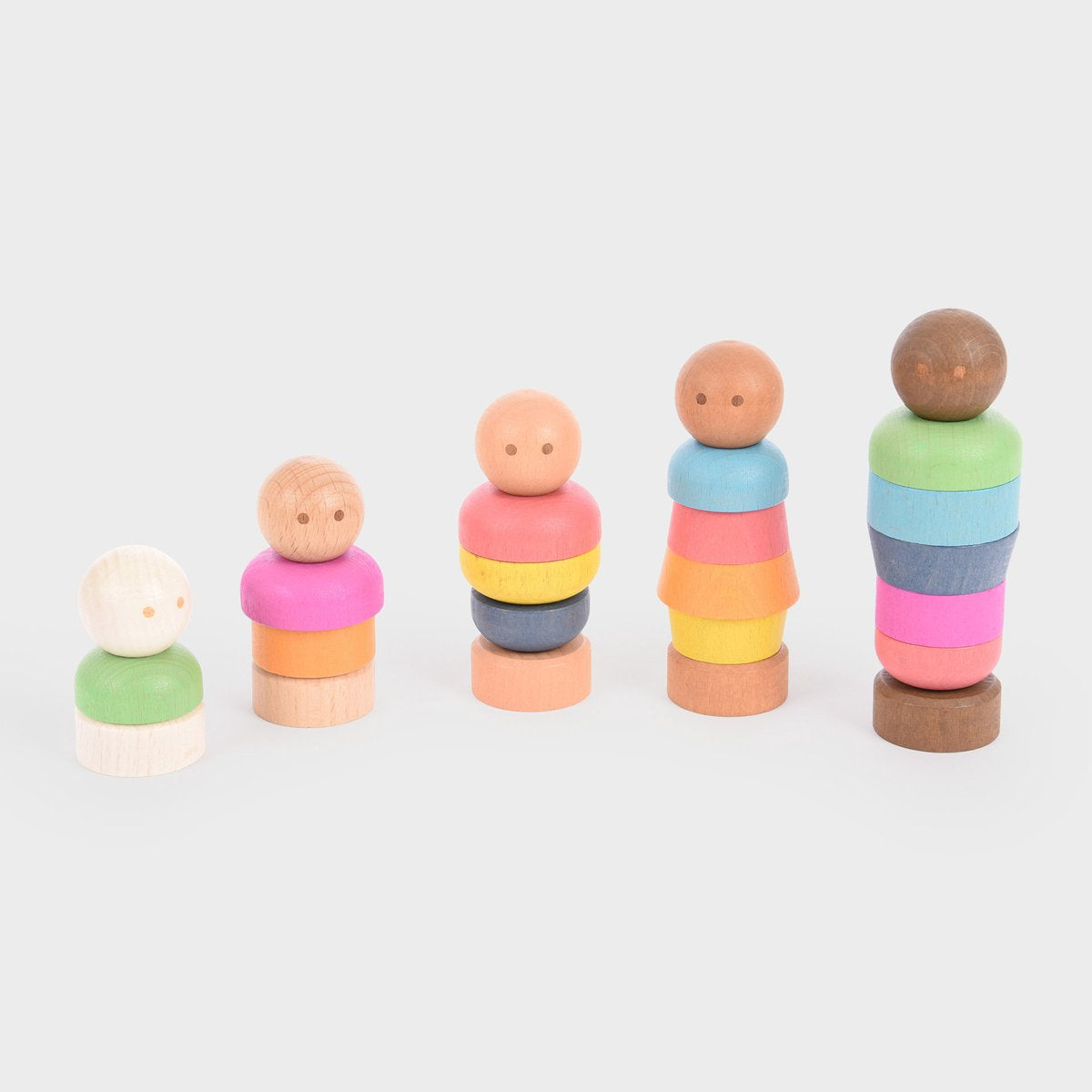 Tickit ® arcobaleno persone della comunità in legno
