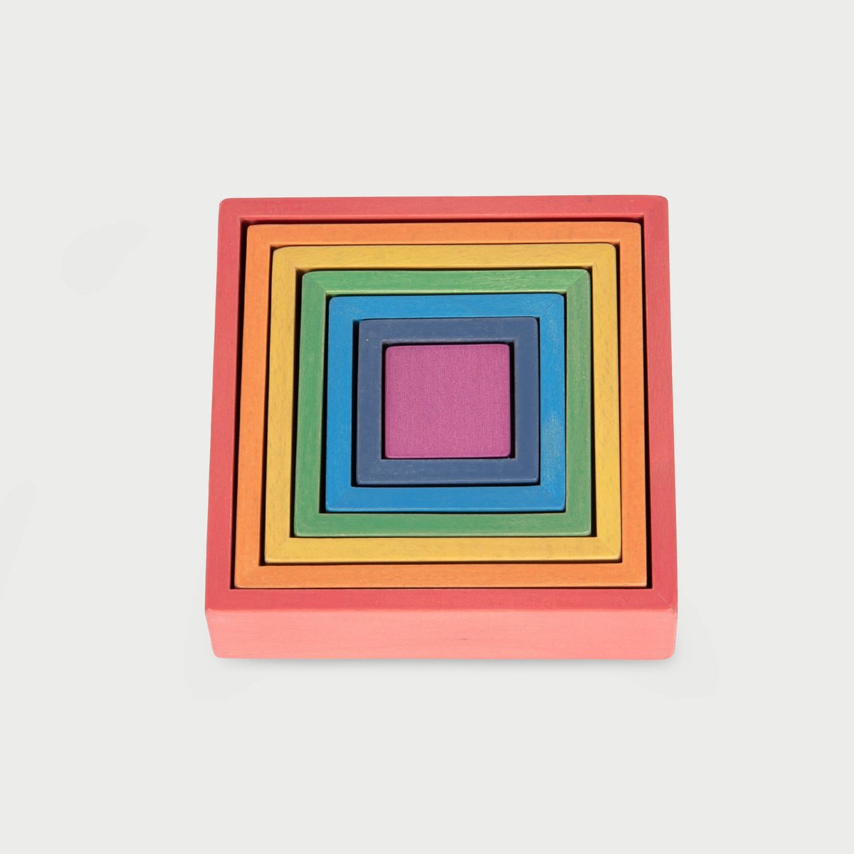 Bloques de arquitecto Tickit Rainbow - cuadrados