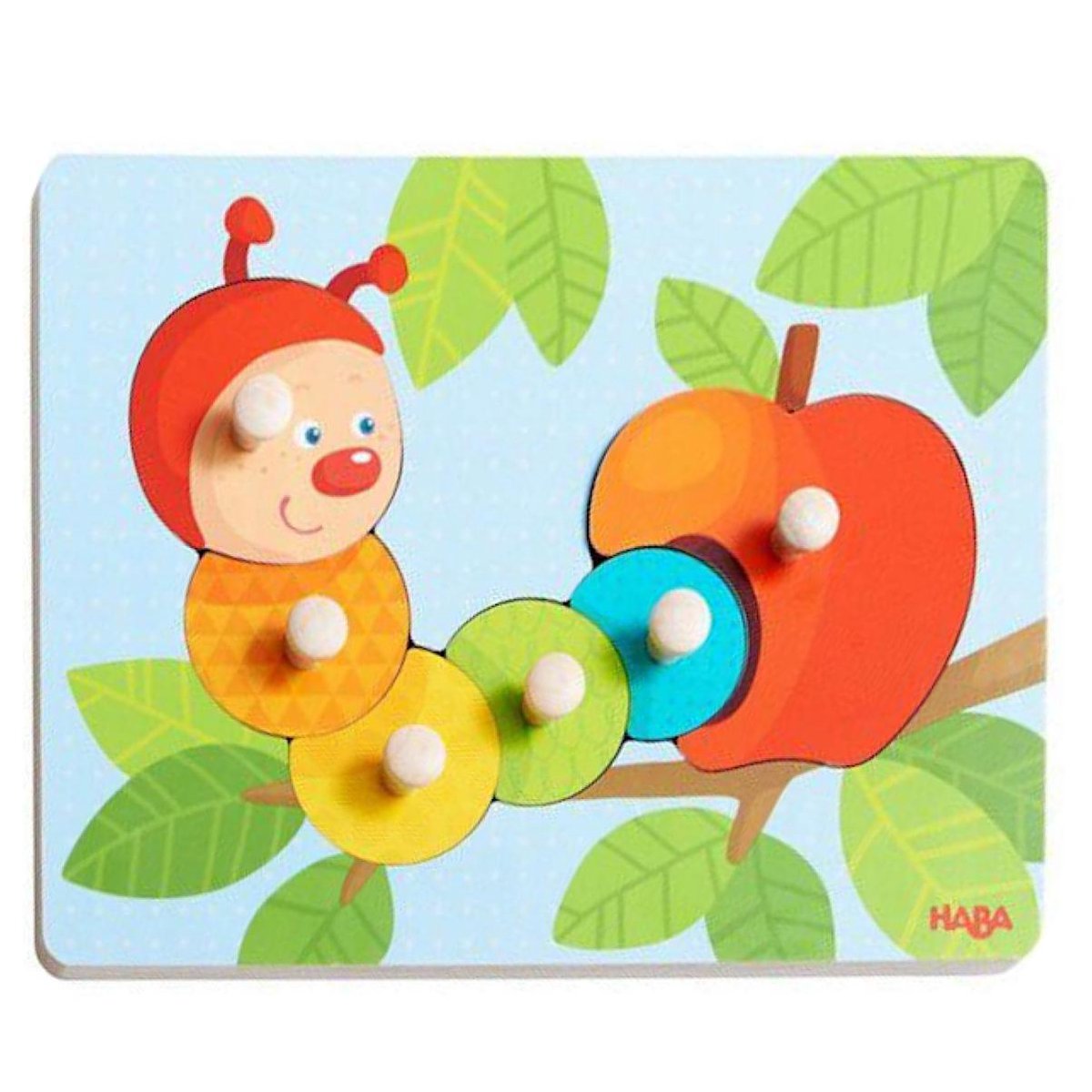 Haba intarsio puzzle bruco mina