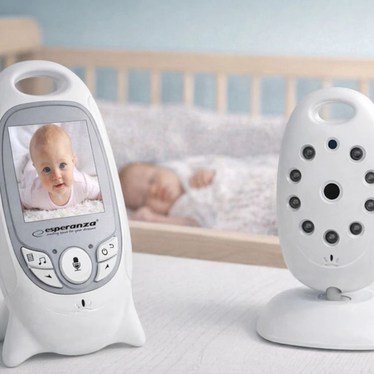 Esperanza ehm001 lcd-babyfoon 2,0 wit
