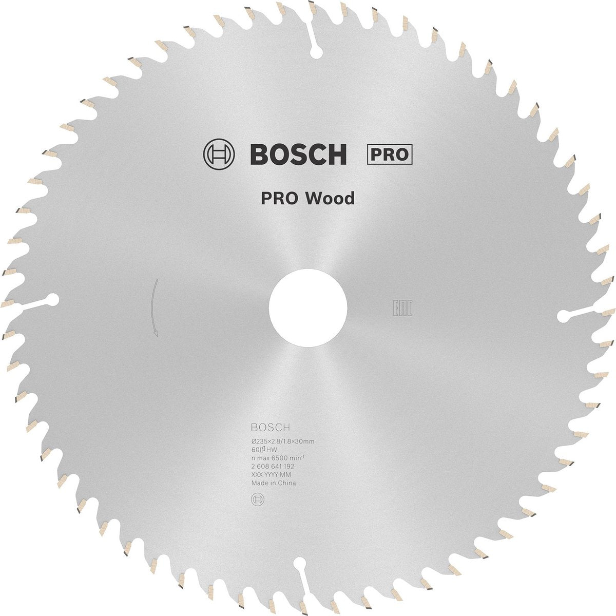 Bosch cirkzb opt 235x30 25x2.8 60t wz