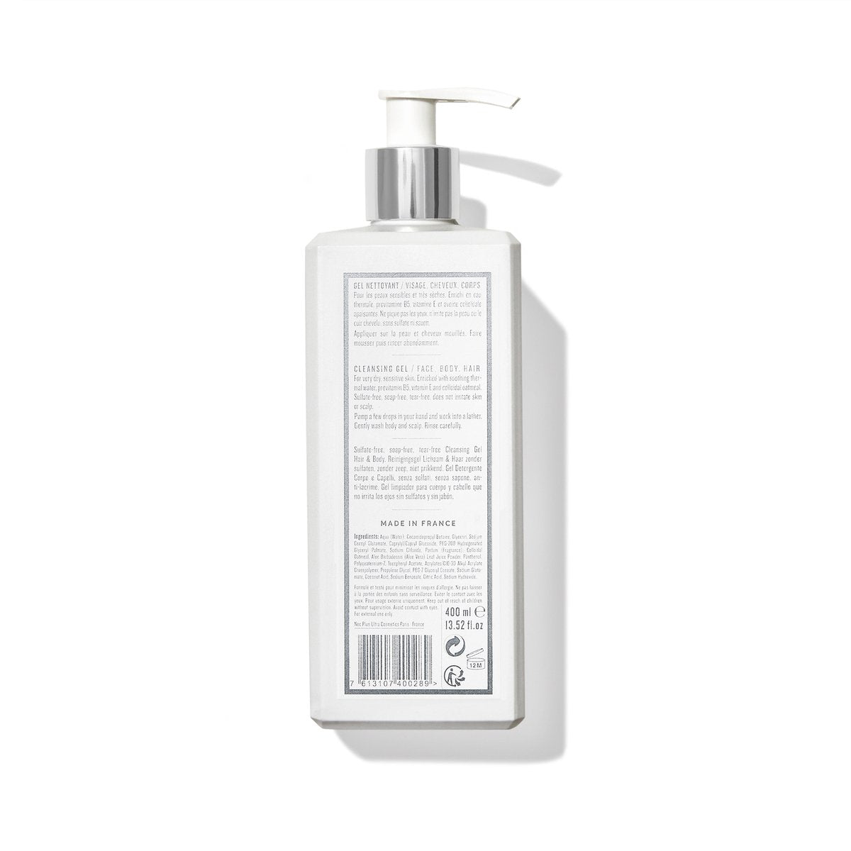 Jacadi le bébé care - shampoo per bambini gel lavante per bambini - per la pelle sensibile del bambino - 400 ml