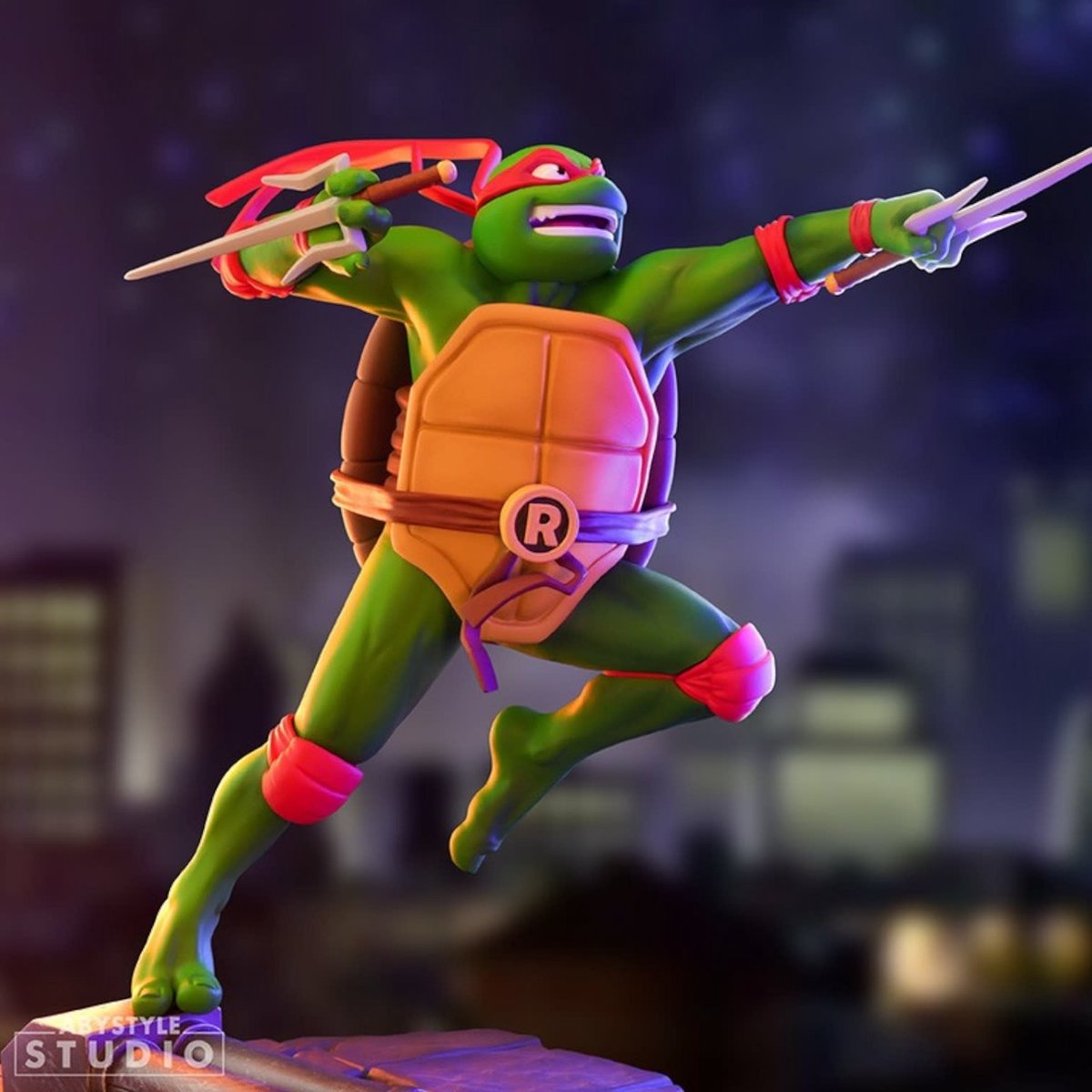 Tortugas ninjas mutantes adolescentes raphael - colección de superfiguras SFC 96 figuras coleccionables estándar
