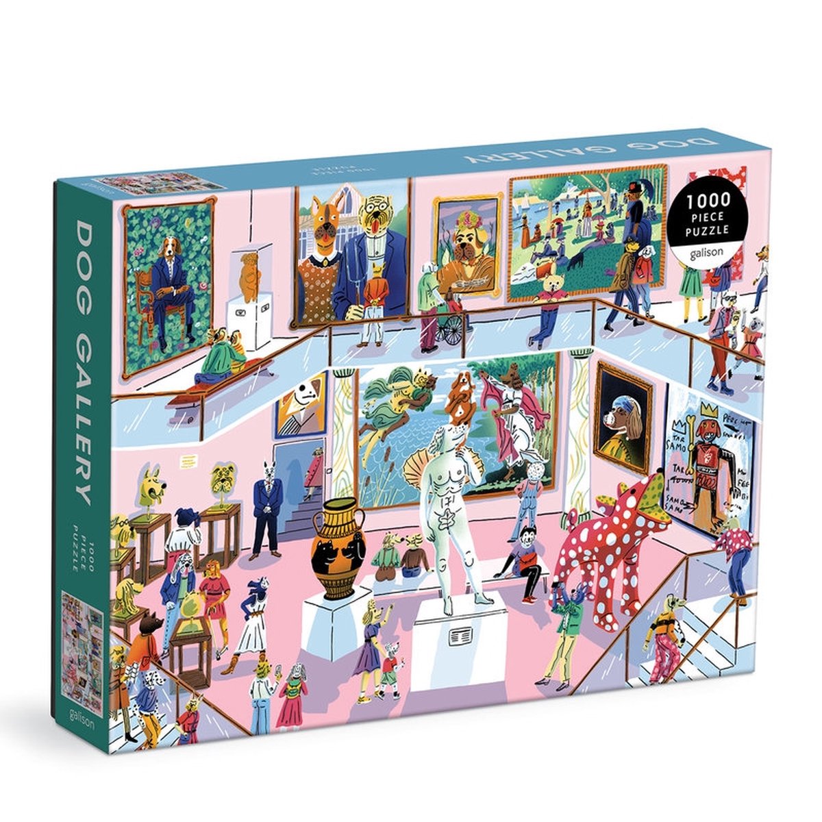 Galleria dei cani Puzzle da 1000 pezzi