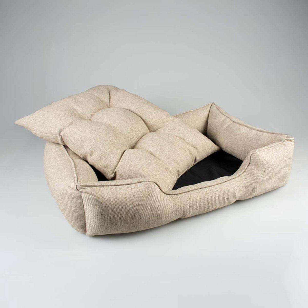 Duvo + cama para perros duratex beige s-60x45x16cm