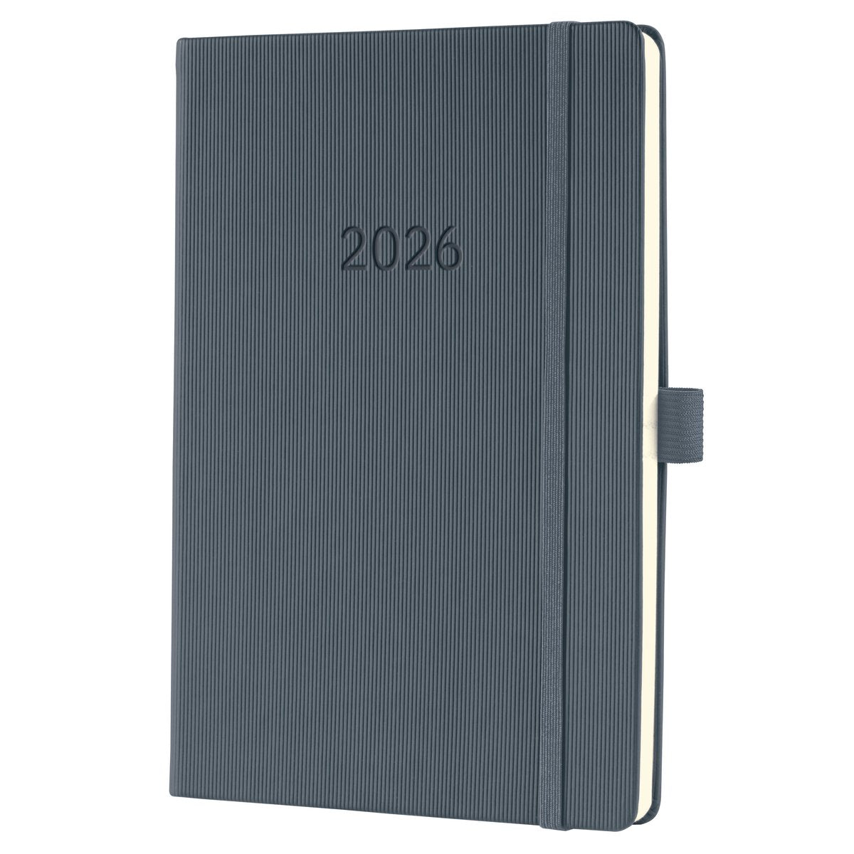 Agenda settimanale Sigel 2026 conceptum - formato a5 - grigio scuro - copertina rigida - si-c2666