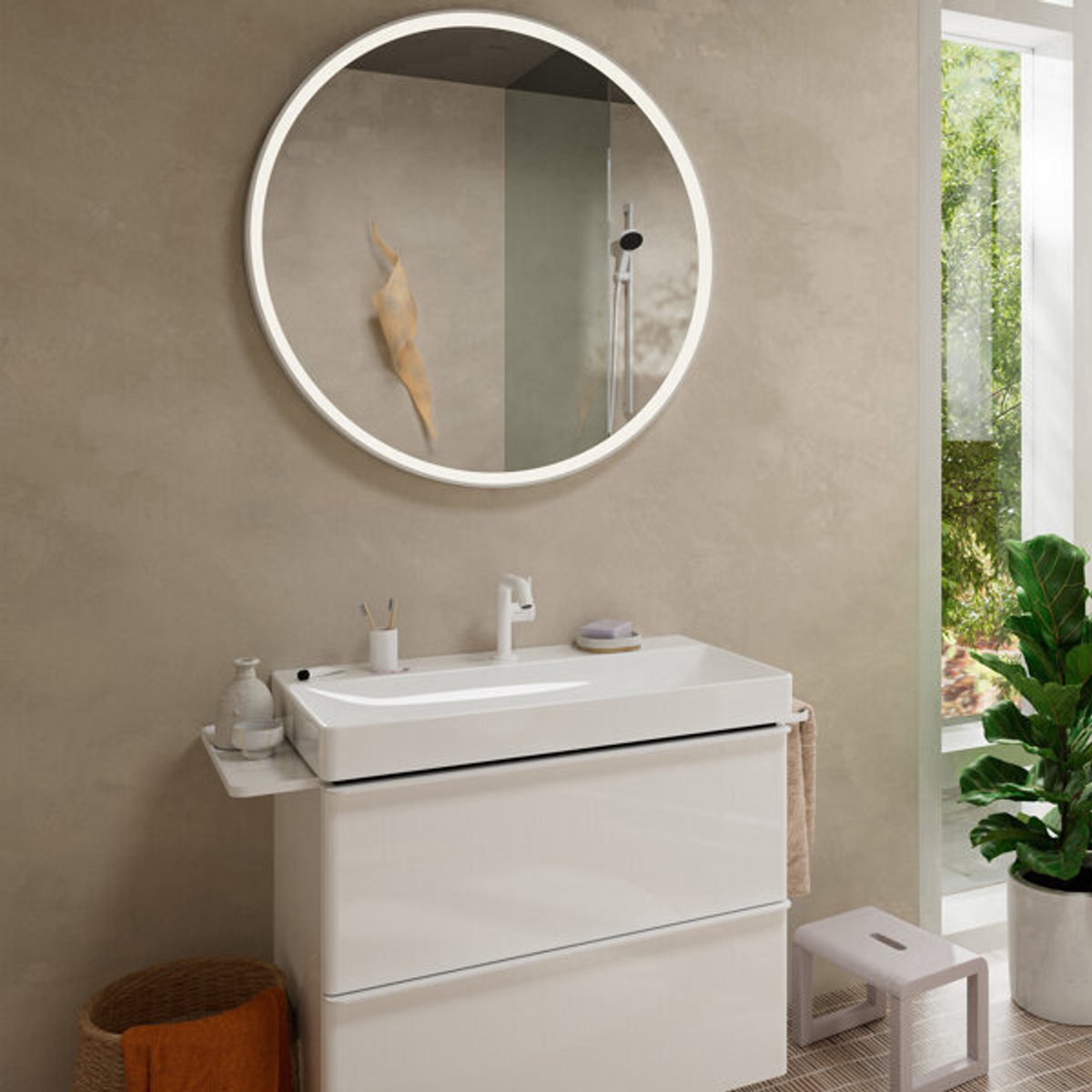Hansgrohe tecturis s - rubinetto per lavabo - funzionamento monocomando - cool start a risparmio energetico - con piletta - dimensione 110 mm - cromato