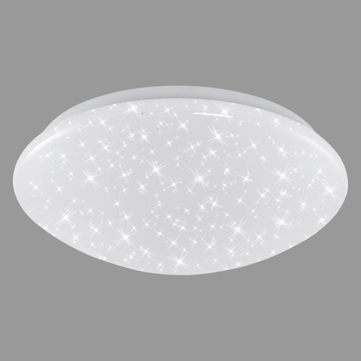Briloner vipe - led plafonniére - plafondlamp met sterrenhemel effect - kinderkamerlamp - 4.000 k - 1.200 lm - 12w - ø28 cm - wit