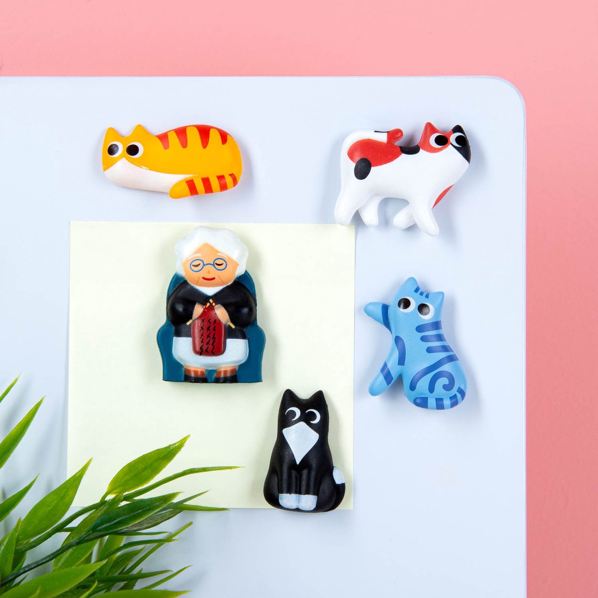 Magneti gattara Kikkerland (set da 5)