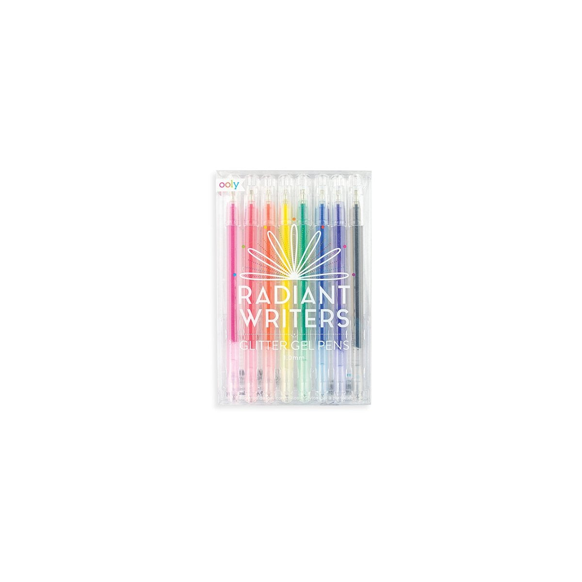 Ooly - Radiant Writers - Penne gel glitterate - 8 pezzi