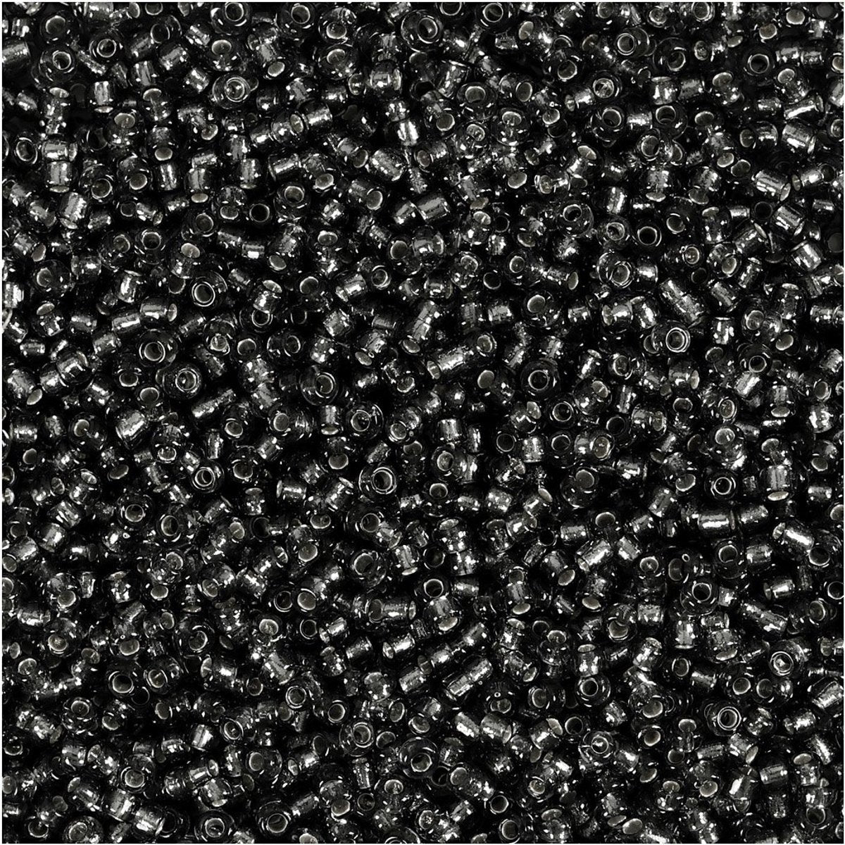 Perline Creativ Company, d 1,7 mm, misura 15 0, misura del buco 0,5-0,8 mm, grigio verde, 500 gr 1 sacchetto