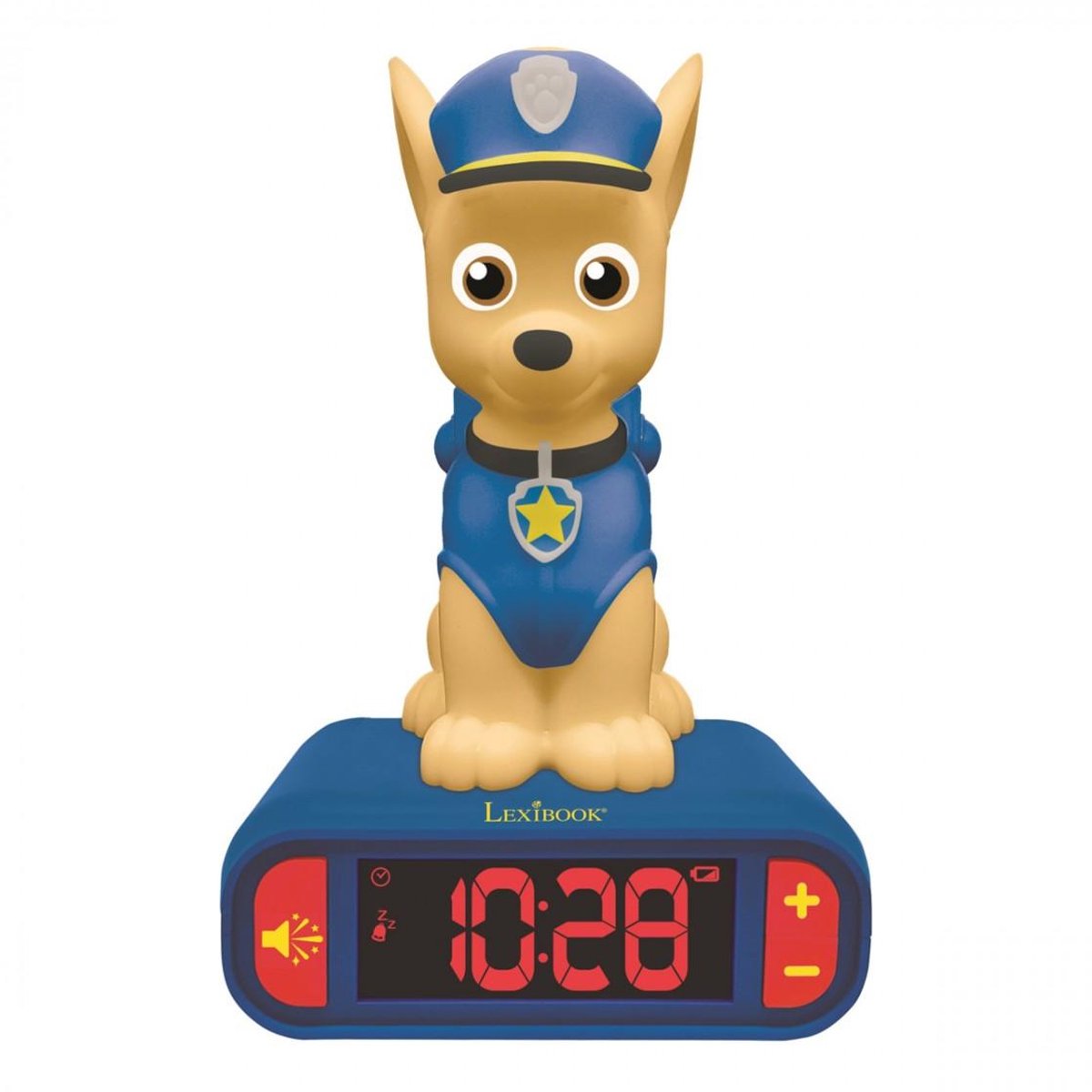 Sveglia radio paw patrol 3d con luce e suono eff
