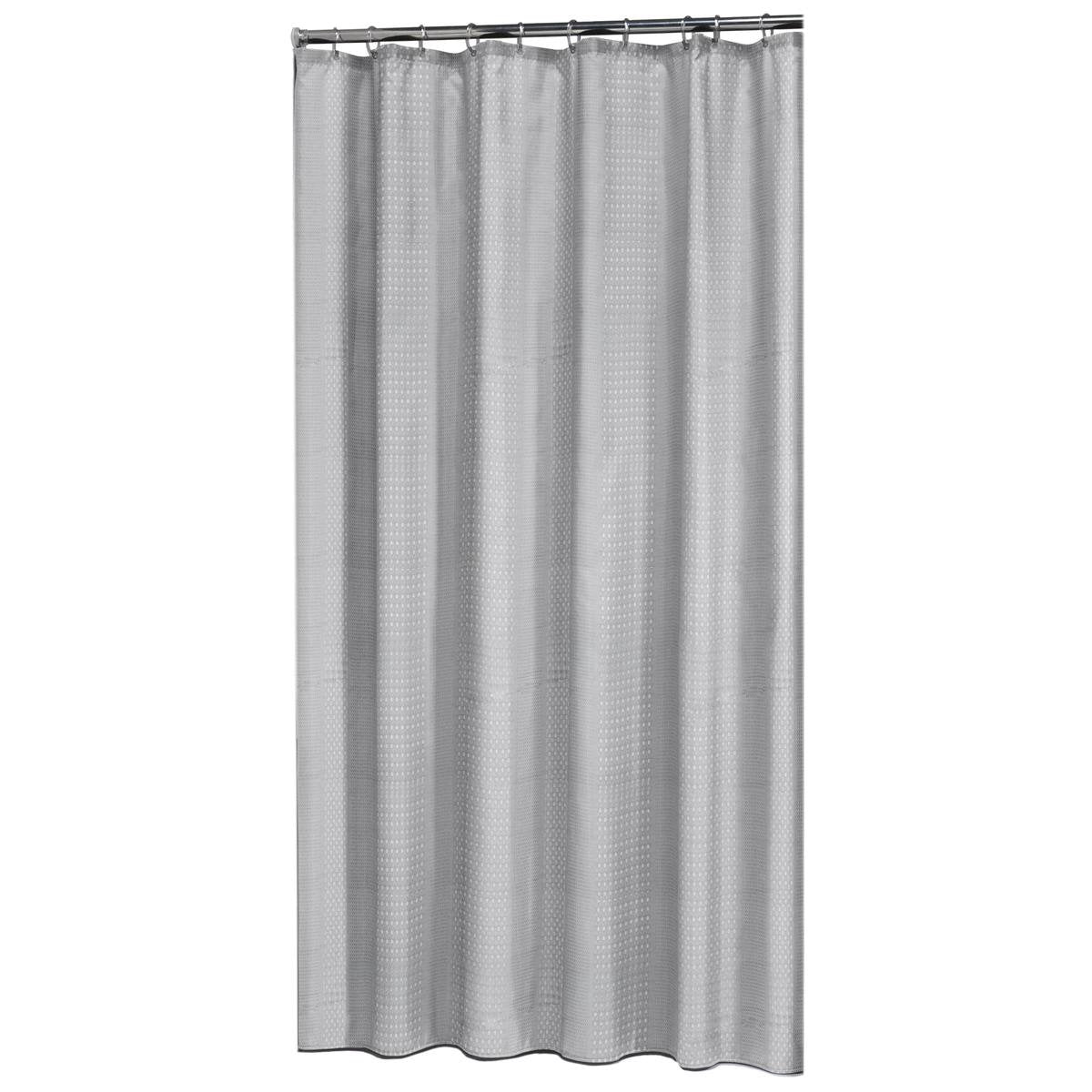Pariente Sealskin - cortina de ducha 180x200 cm - poliéster - gris