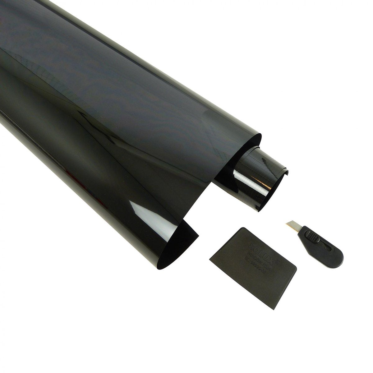 Pellicola per vetri Carpoint grigio chiaro 300 x 76 cm - trasmissione della luce al 60% - pellicola per la privacy - resistente ai raggi UV e al calore - inclusa spatola e coltello - per auto, ufficio e bagno