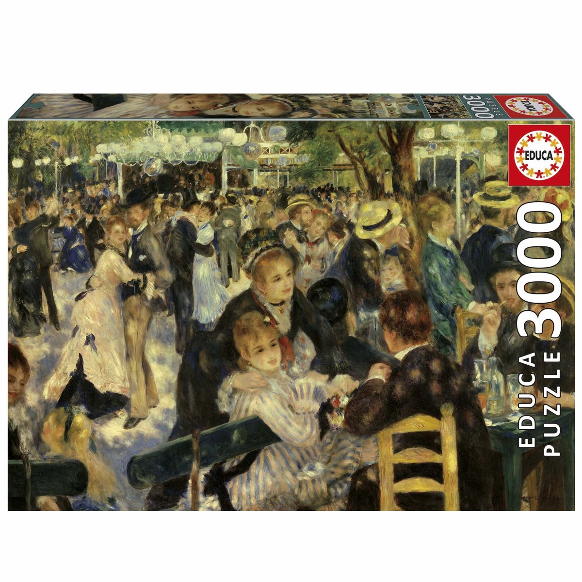 Educa legpuzzel kunst bal du moulin de la galette 3000 stukjes.