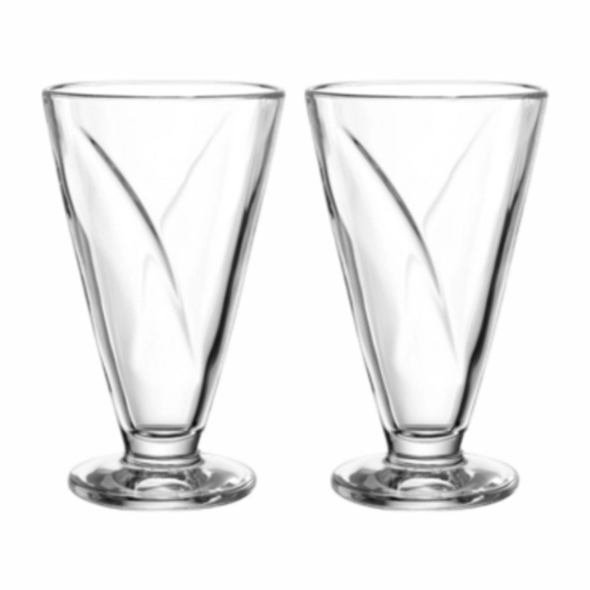 Ciotola Leonardo cono su piede 360ml - set 2