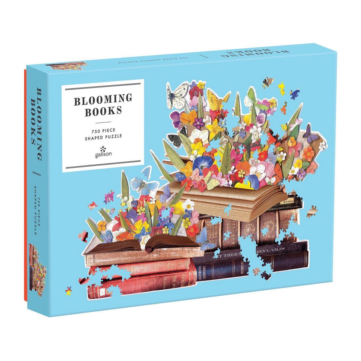Libri in fiore Puzzle a forma di 750 pezzi