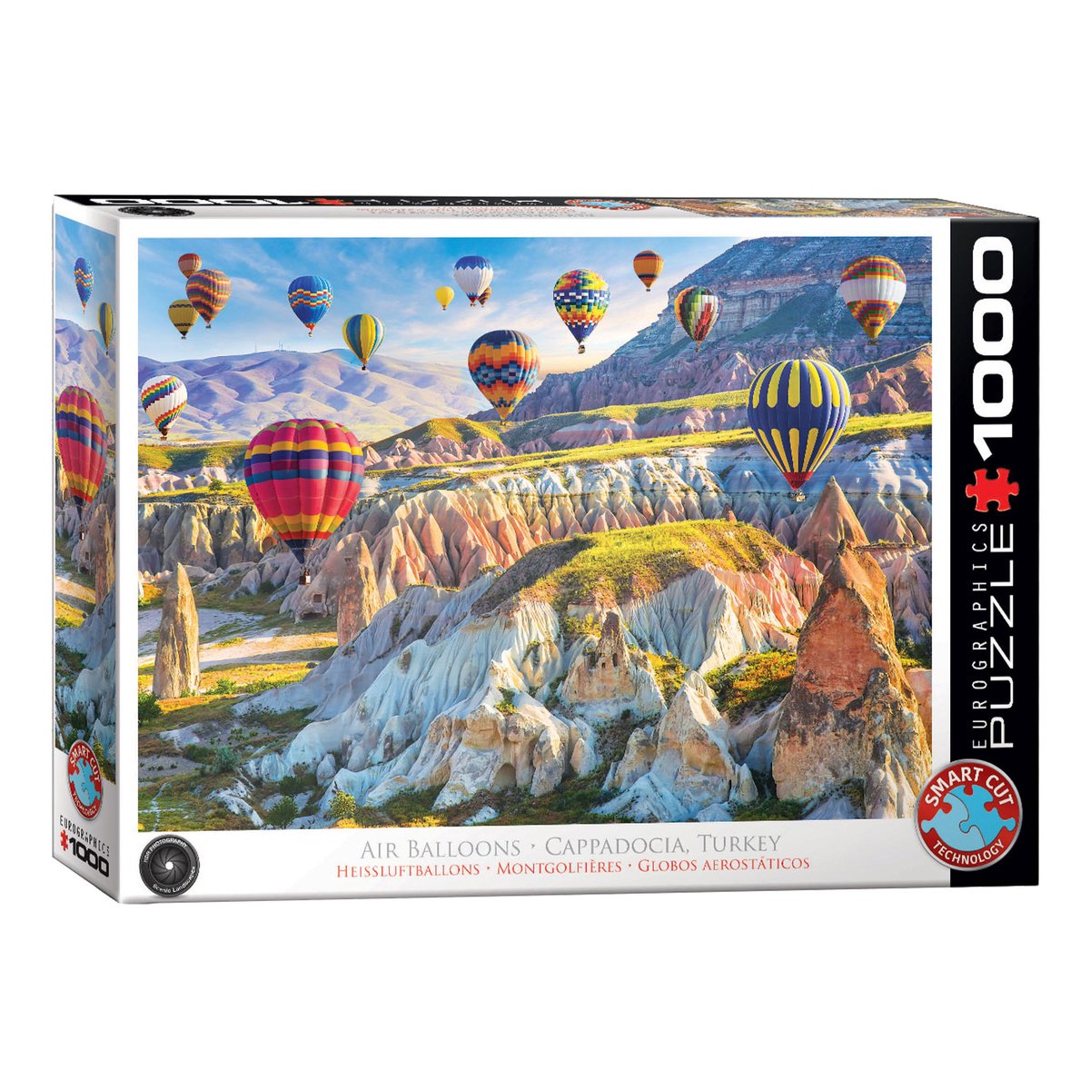 Eurographics - mongolfiere sopra la Cappadocia - 1000 pezzi 68×48 cm (l×a) - puzzle