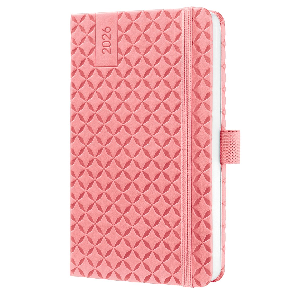 Sigel weekagenda flair 2026 - formaat a6 - rose pink - hardcover - si-j6110