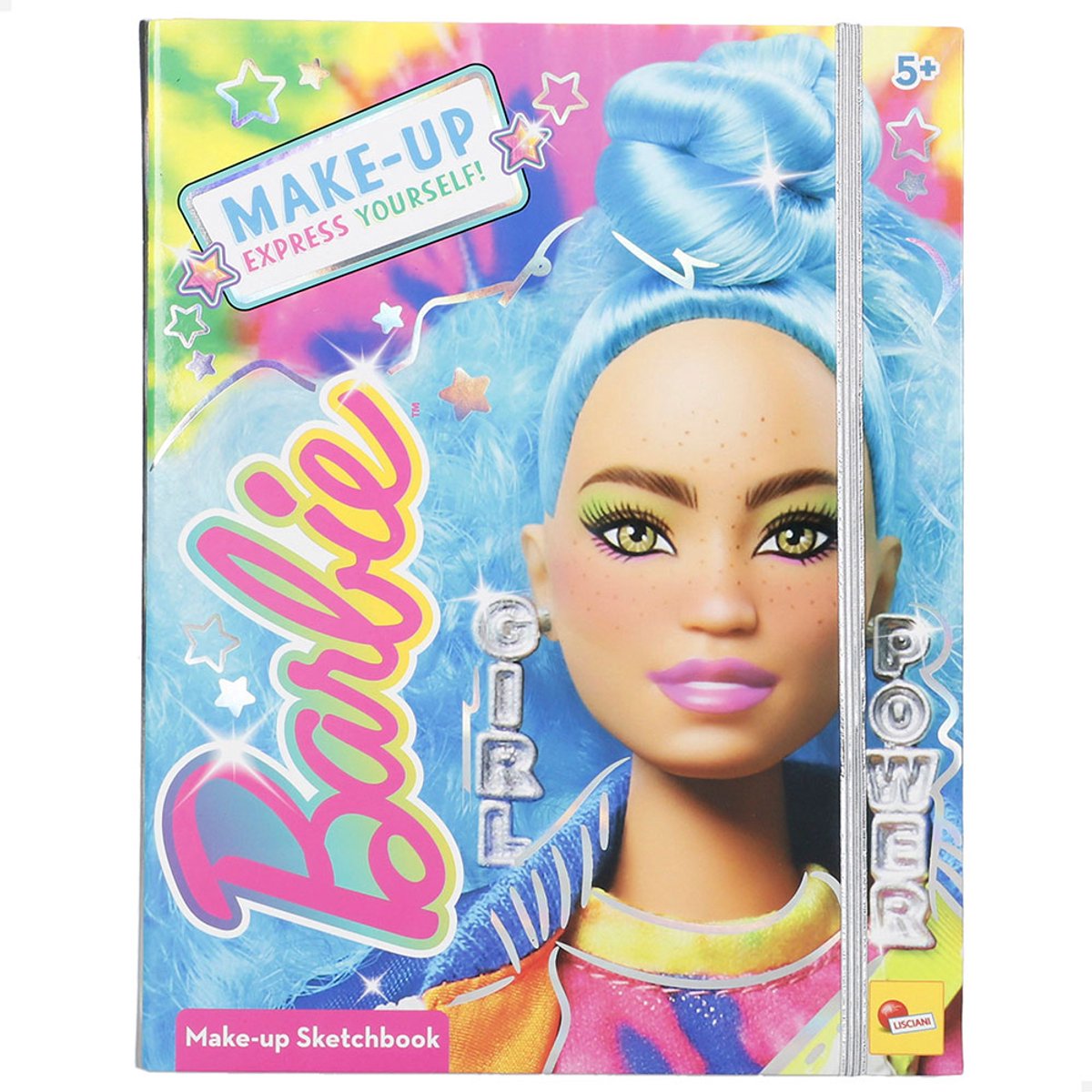 Lisciani cuaderno de bocetos de barbie maquillaje exprésate