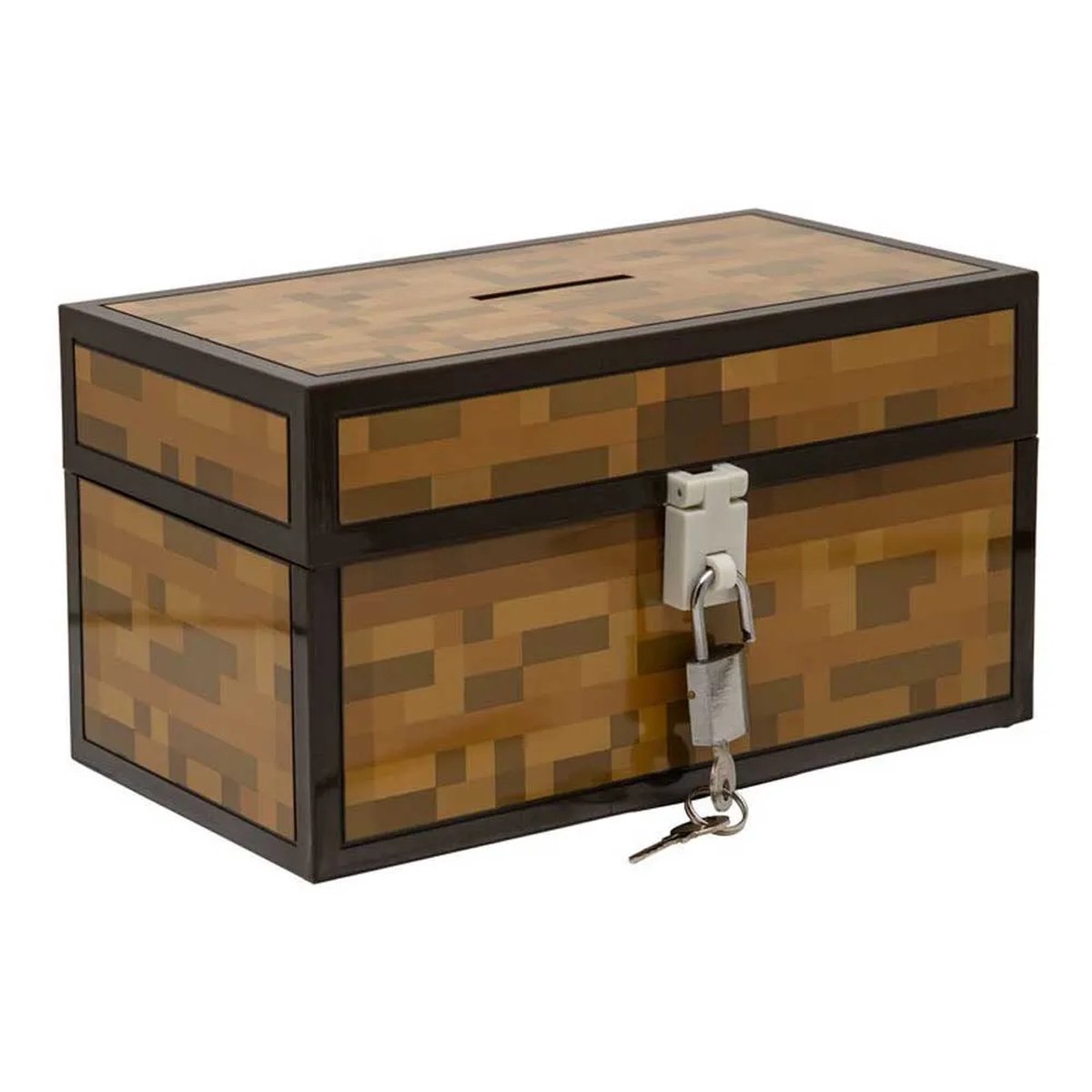 Hucha Paladone Minecraft en forma de cofre – con cerradura –