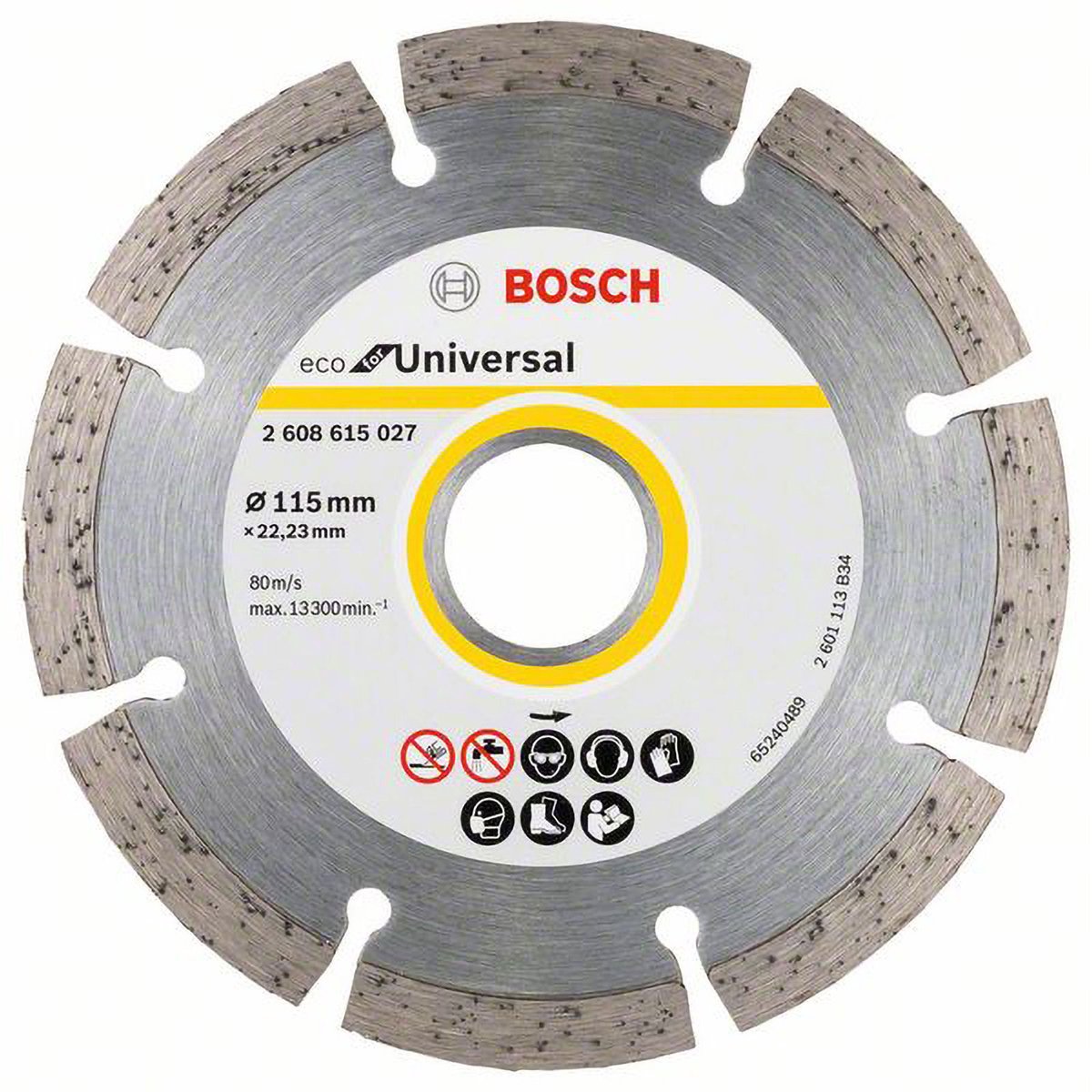 Bosch eco para universal - disco de diamante - 115 mm - segmento