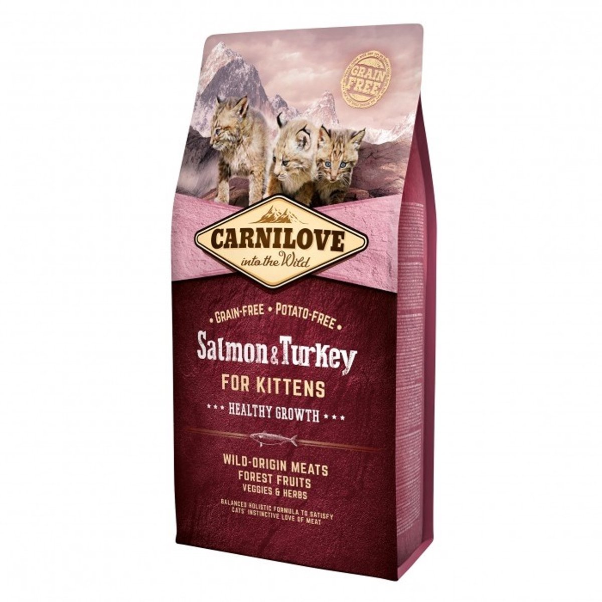 Gatitos de pavo de salmón carnilove