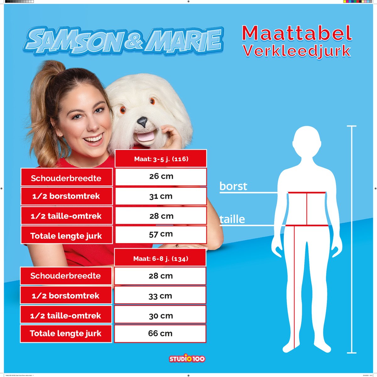 Disfraz Samson Marie - Disfraz Marie 3 5 años - talla 116