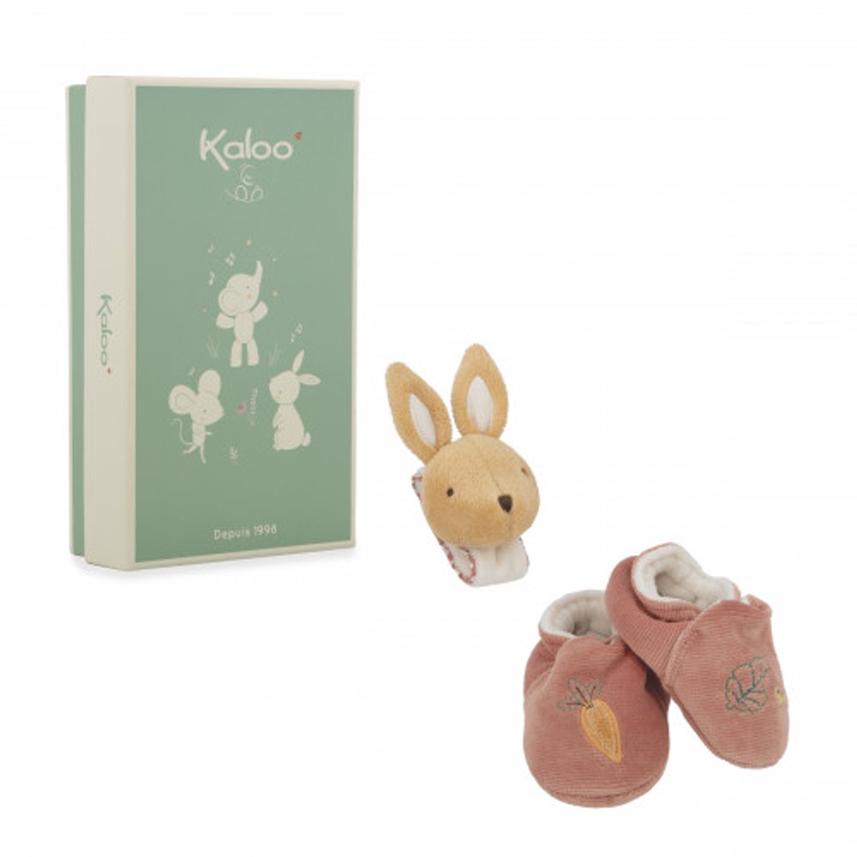 Kaloo - set regalo per neonati coniglio – rosa