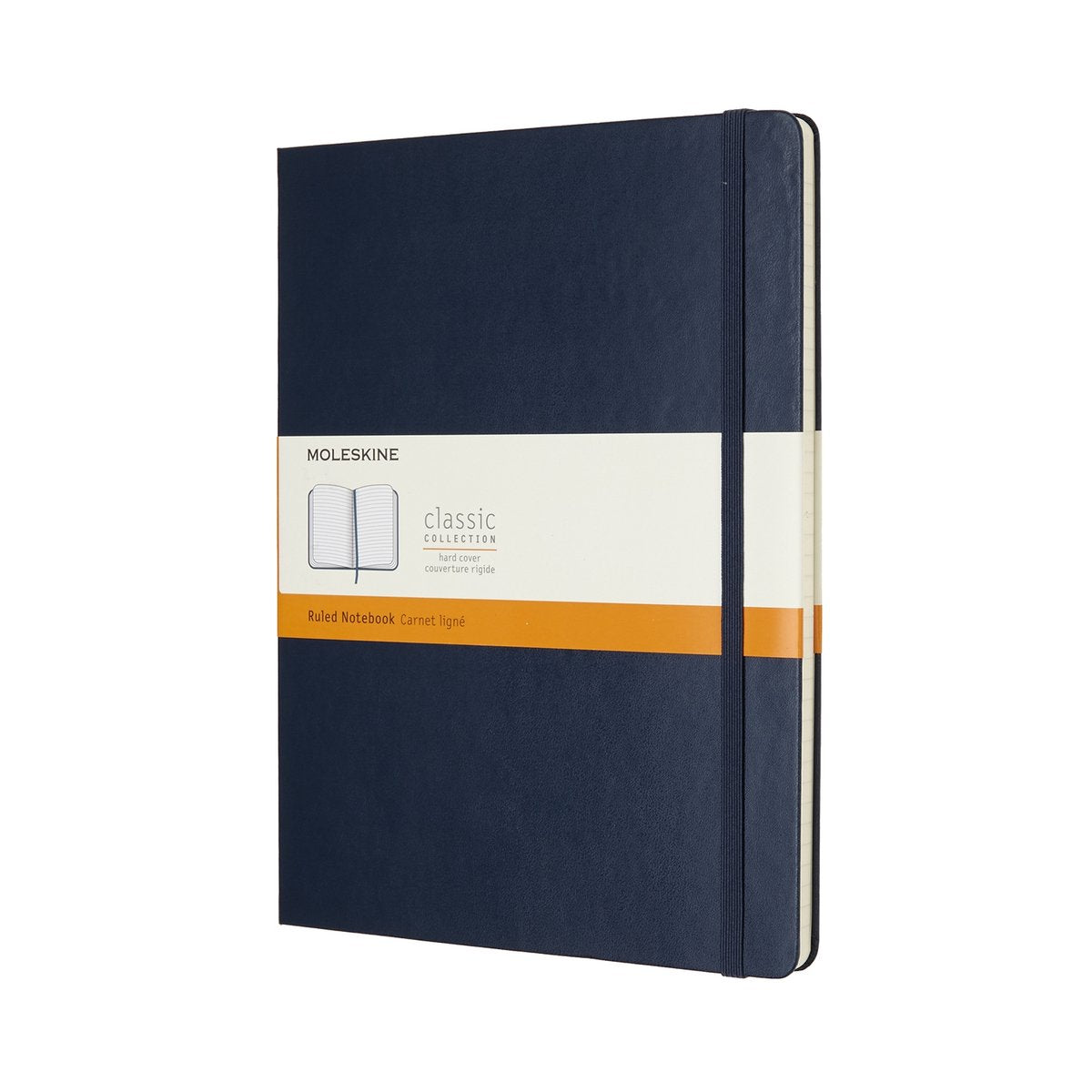 Taccuino classico Moleskine - extra large - copertina rigida - a righe - blu zaffiro