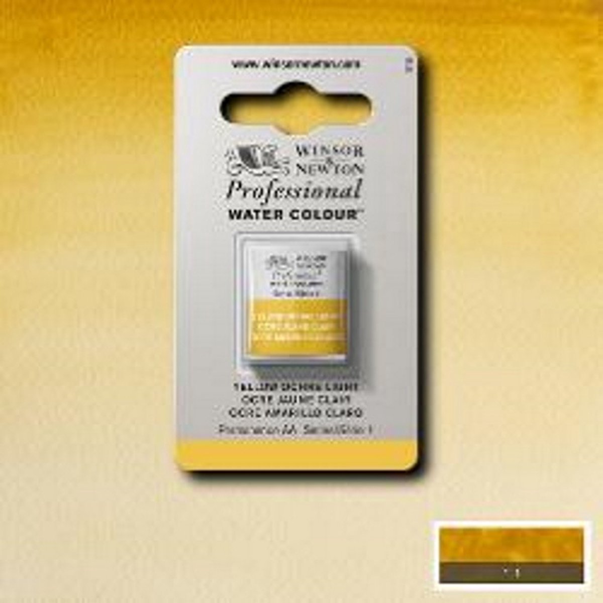 Winsor Newton pittura ad acquerello professionale mezzo pelo Winsor Giallo Ocra Chiaro