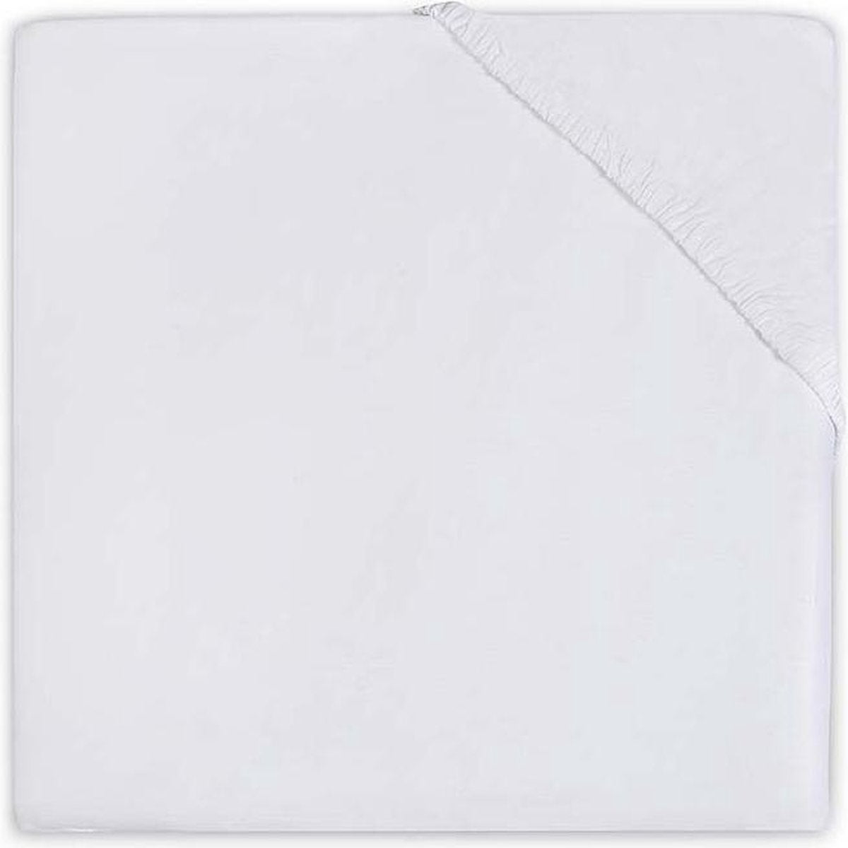 Jollein lenzuolo con angoli molton per culla 50x90 cm - bianco