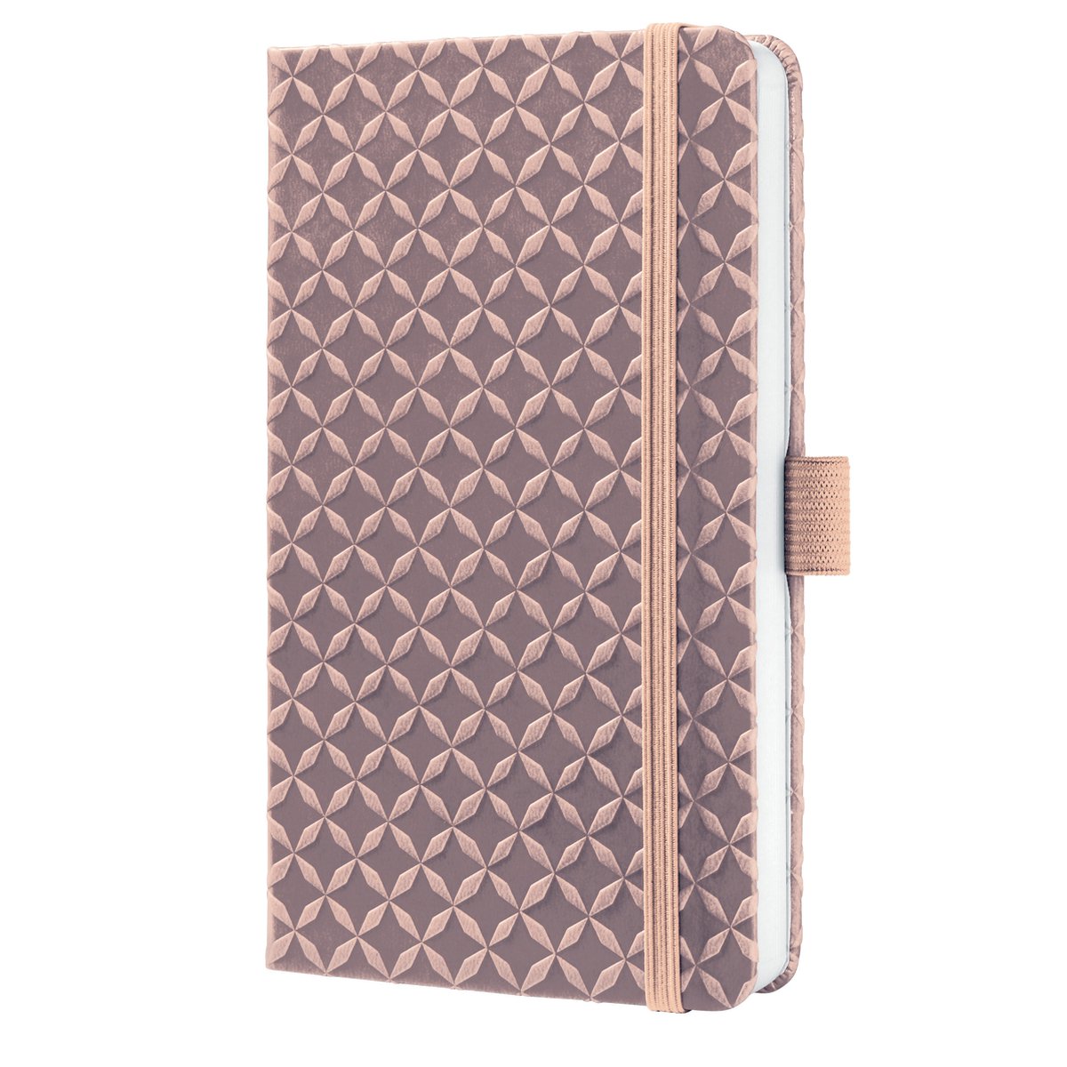 Cuaderno sigel jolie - estilo - a6 - rosa perla - rayado - tapa dura - si-jn136