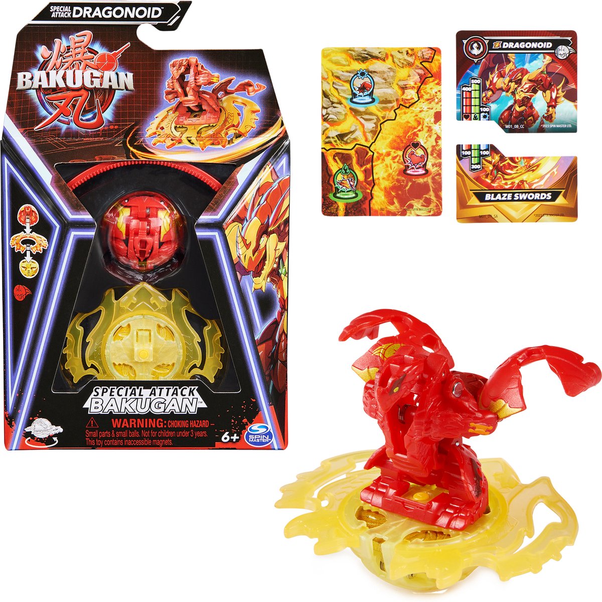 Bakugan - ataque especial - juego con figura de acción giratoria - los estilos pueden variar