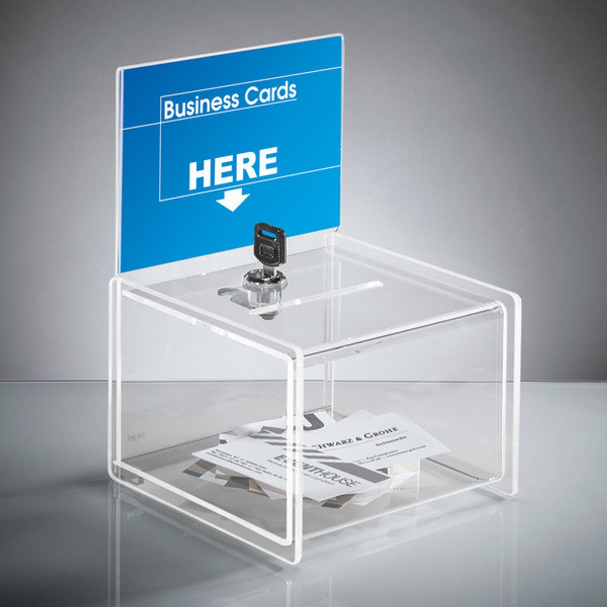 Sigel Sigel SI-VA151 Aktiebak Transparent Incl Lock 15x22x15mm CM + Inserisci per A6