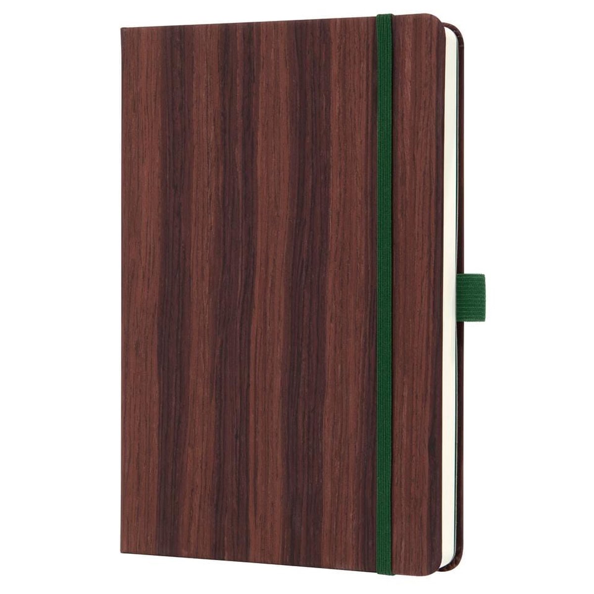 Cuaderno sigel - conceptum - a5 - madera - tapa dura - rayado - 194 páginas - 100 gramos - si-sy557