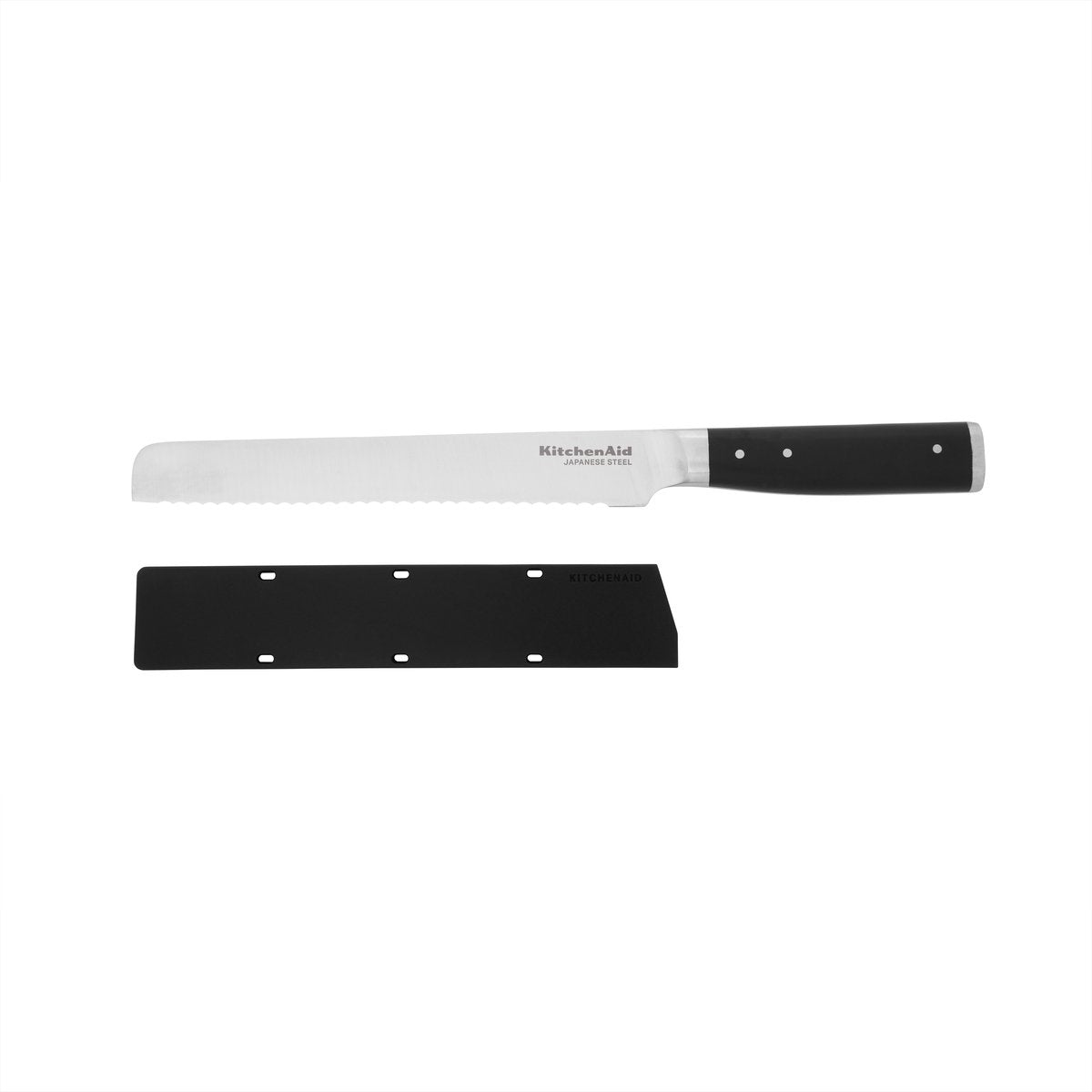 Cuchillo para pan Kitchenaid gourmet 20 cm + protector de cuchillo gratis