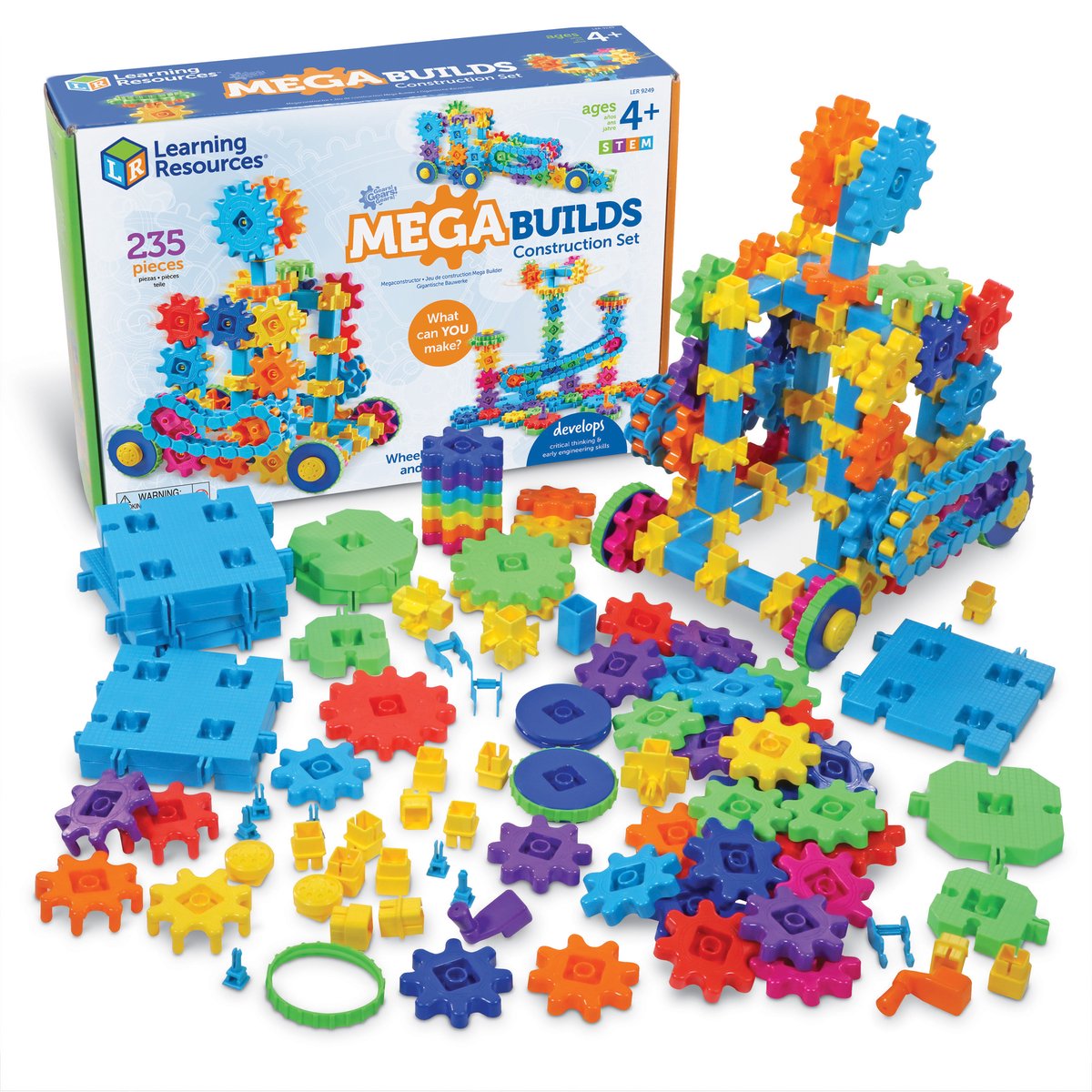 Ingranaggi delle risorse di apprendimento! ingranaggi! gears!® mega costruzioni - 3+