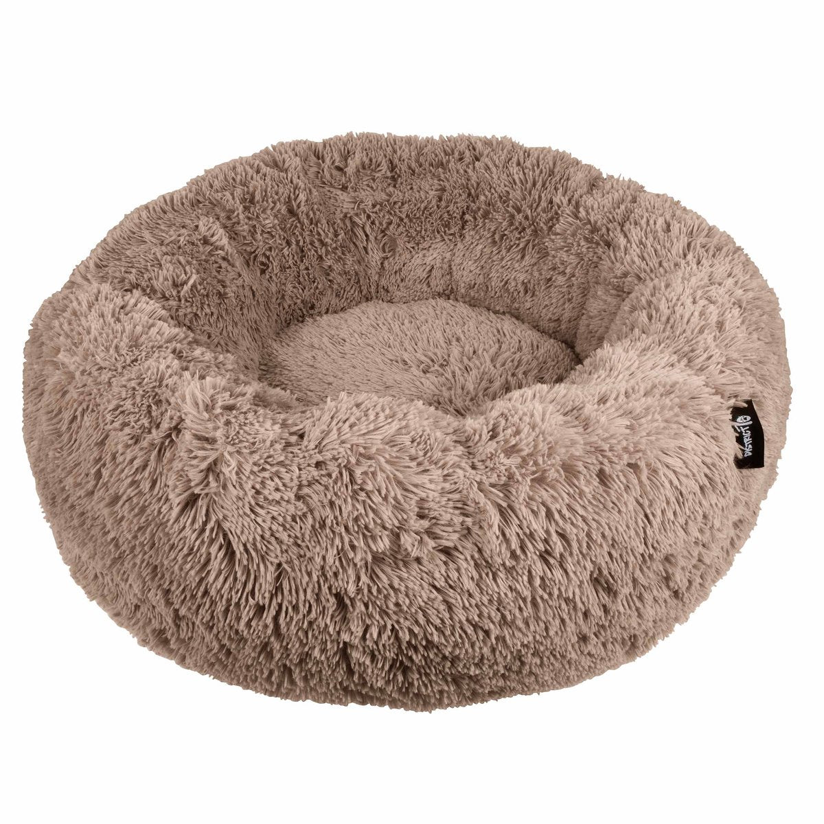Cuccia per cani District 70 fuzz donut – mocca – grande ø 80 cm