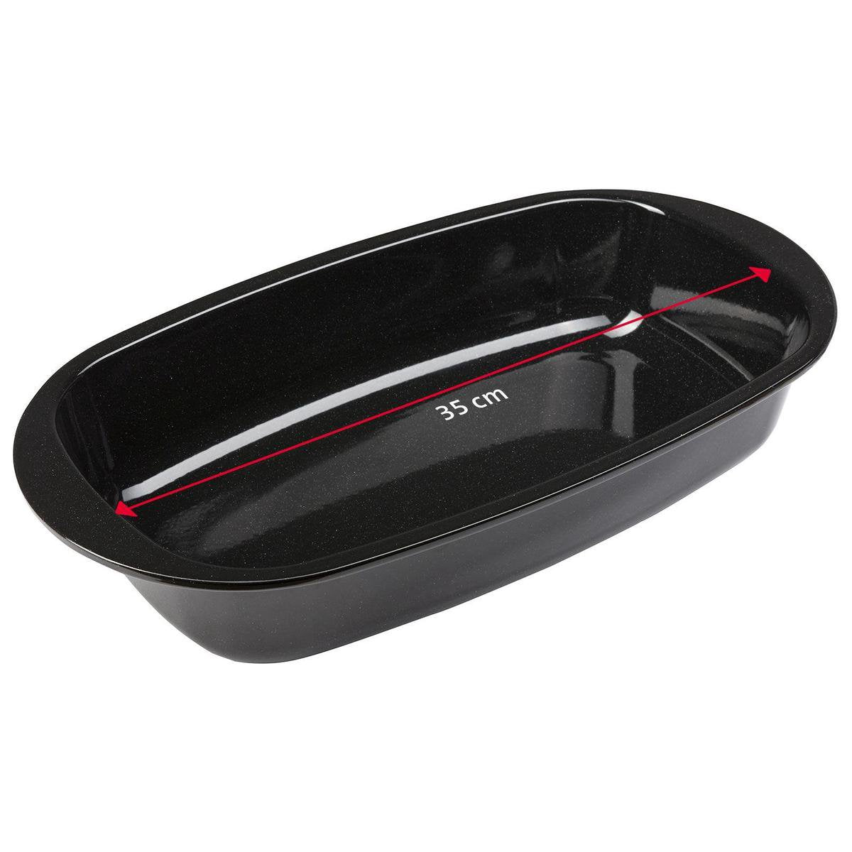 Teglia per pane Westmark, lunghezza: 32 cm, smalto, nero, 33892270