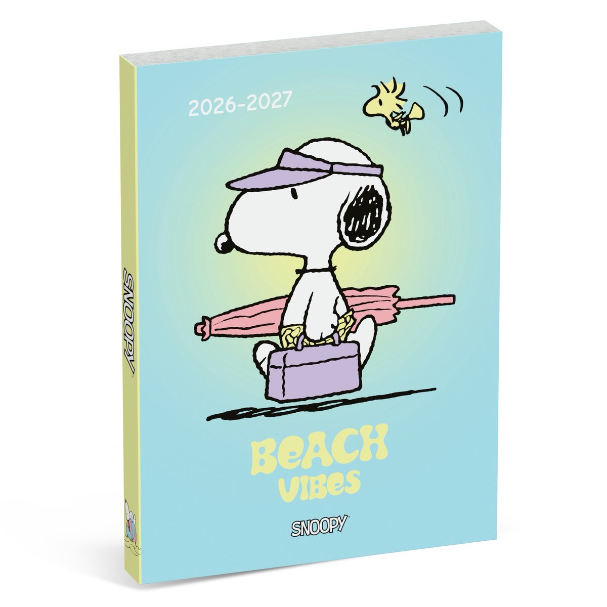 Agenda escolar internacional Snoopy - azul - con páginas intermedias
