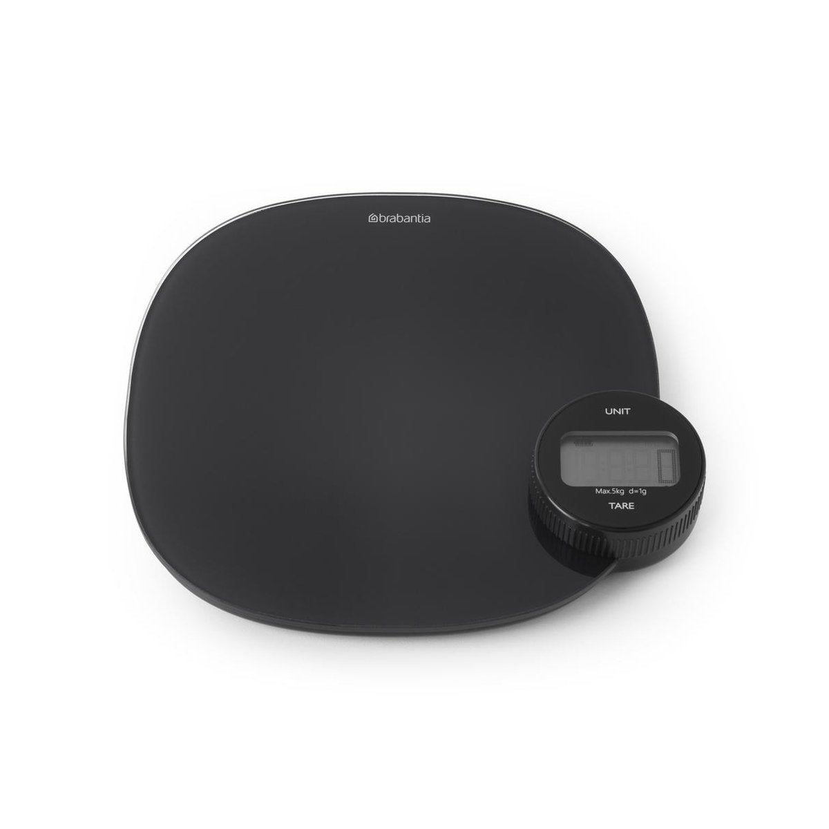 Báscula de cocina digital Brabantia sabroso+ - no necesita pilas - gris oscuro