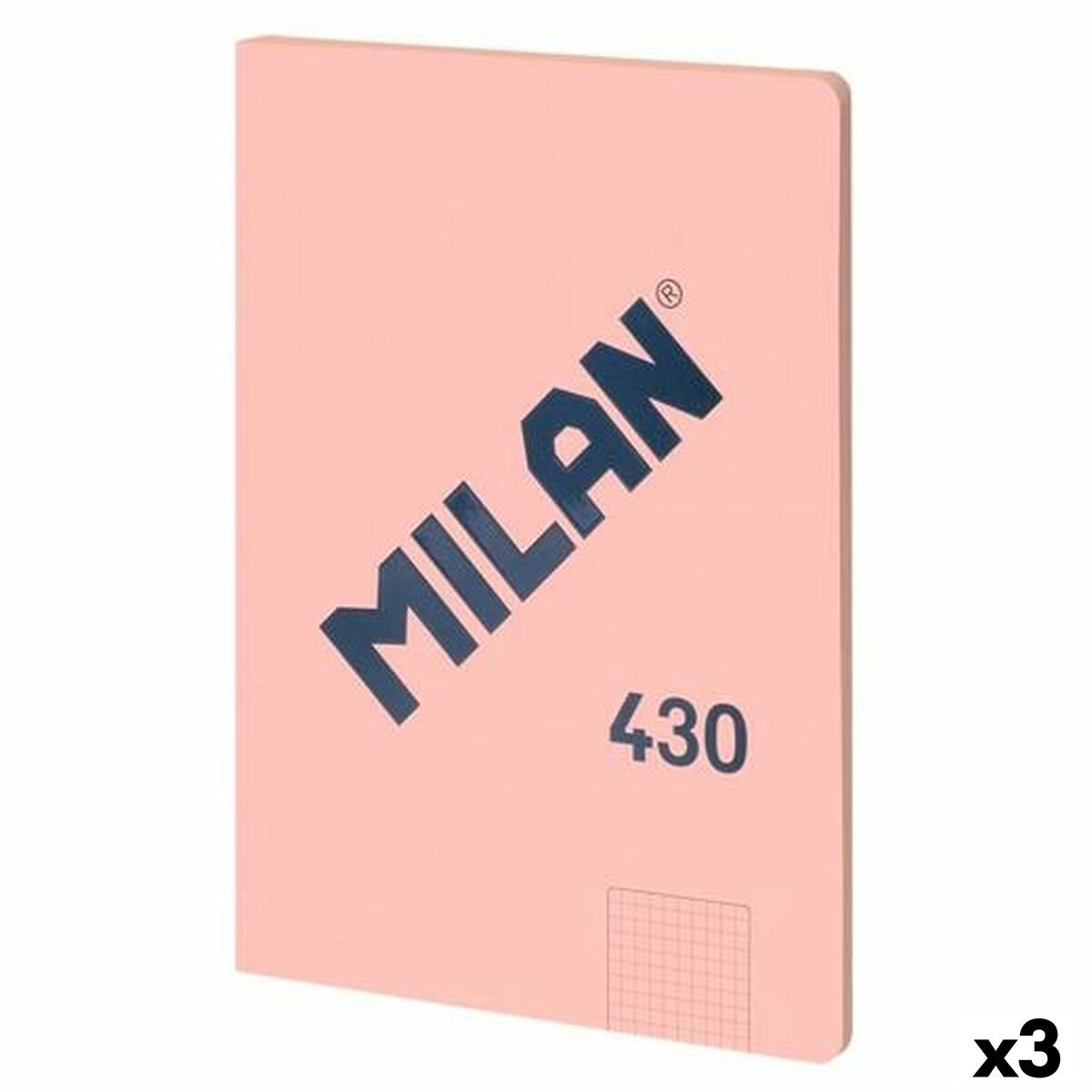 Quaderno Milano serie 1918 rosa a4 48 fogli (3 pezzi)