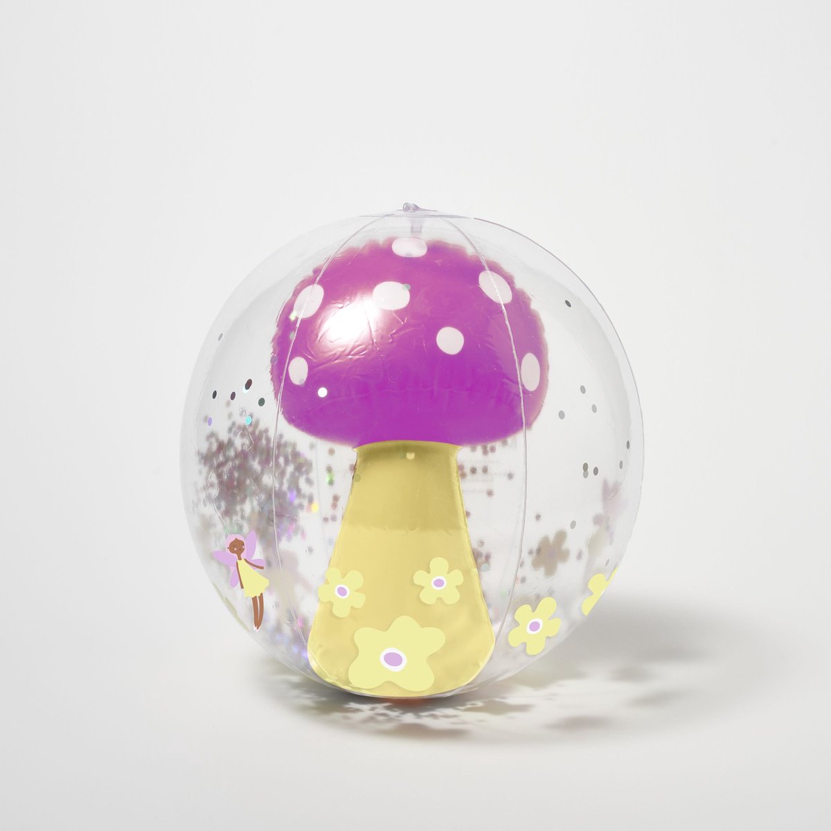 Sunnylife - giochi gonfiabili per bambini pallone da spiaggia 3D mima la fata limone lilla - plastica - multicolor -