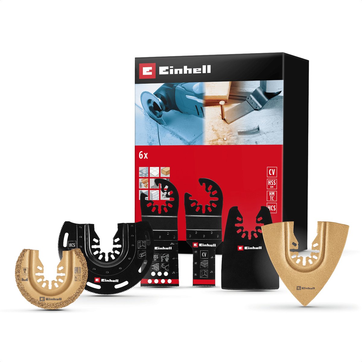 Set multiutensile Einhell - 6 pezzi