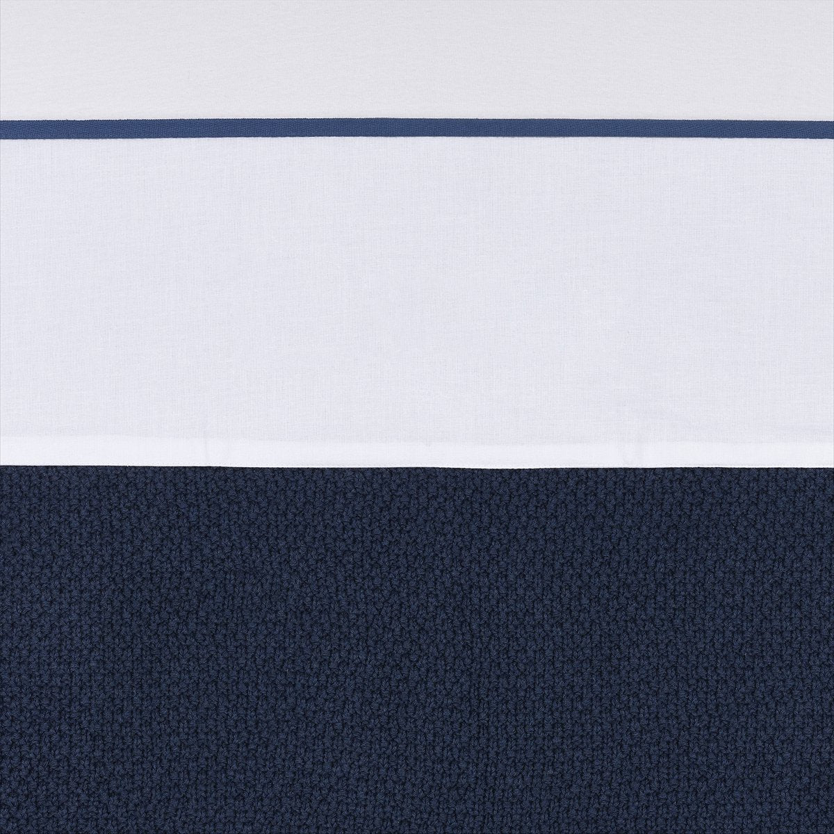 Meyco baby bies wieglaken - indigo - 75x100cm - 0.3 tog