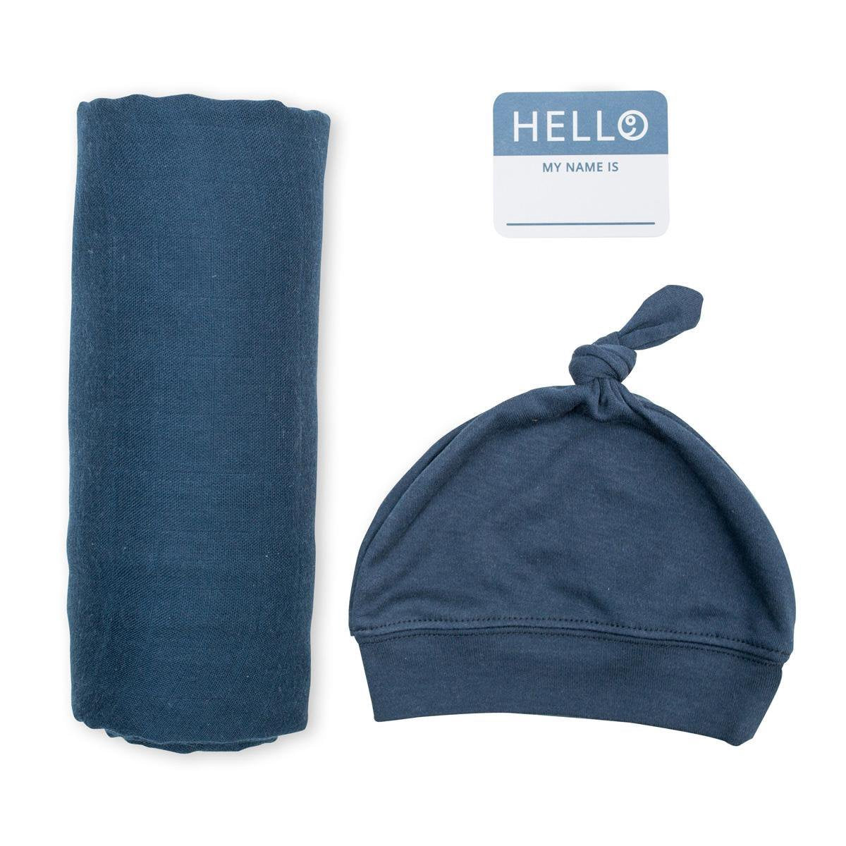 Lulujo hello world - gorro envolvente - azul marino