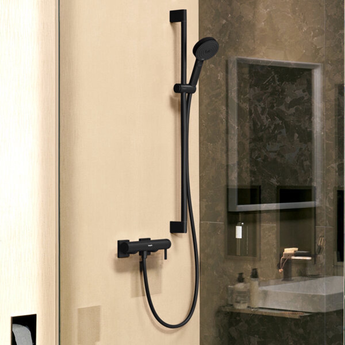 Hansgrohe tecturis e - grifo de ducha - control monomando - bronce cepillado